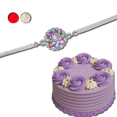 "Rakhi with Cake - code C09 - Click here to View more details about this Product